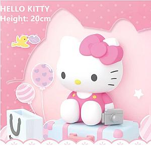 17-20 cm Red Pink Blue Hello Kitty Sitting Baby Cat Plush