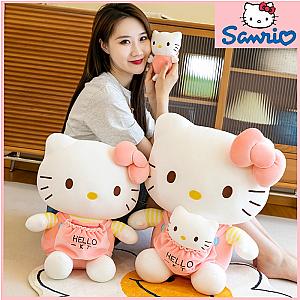 32-52cm Pink and White Hello Kitty Mother And Son Doll Plush