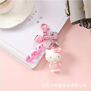 Hello Kitty Cartoon Cat Doll Keychain