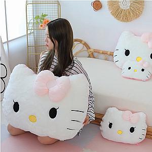 Hello Kitty Head Big Size Blanket Pillow