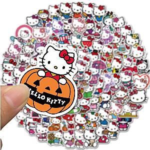 Hello Kitty Cartoon Cat 10/50/100pcs Sticker