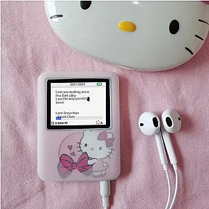 New Style Sanrio Hello Kitty Student MP3 Anime Figure Music