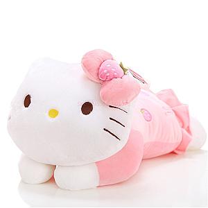 33-65cm Hello Kitty Lying Fruit Costume Doll Plush