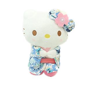 18cm White Hello Kitty Kimono Dress Up Plush