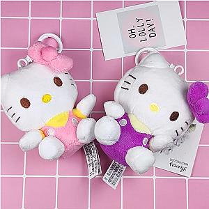 Hello Kitty Pink Purple Doll 10cm Keychain