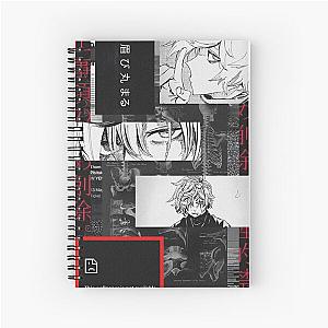 Gabimaru Manga Collage - Hell's Paradise Art Print Spiral Notebook