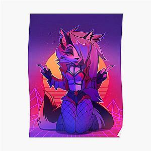 Loona Helluva Boss Synthwave Poster RB1007