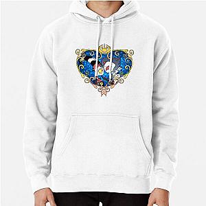 Helluva Boss Stolas and Blitzo Heart Frame    Pullover Hoodie RB1007