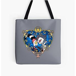 Helluva Boss Stolas and Blitzo Heart Frame    All Over Print Tote Bag RB1007