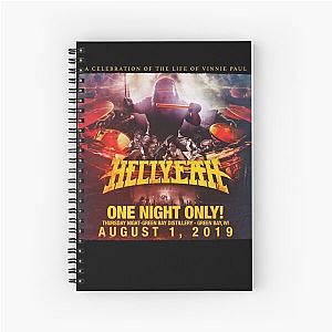 one night hellyeah tour 2019 dedekista Spiral Notebook