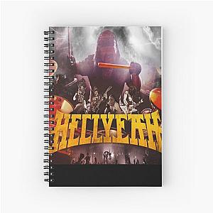 Vinnie Paul Hellyeah Tour 2019 Dedekista 18 Spiral Notebook