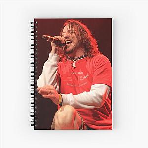 Chad Gray - Hellyeah - Photograph Spiral Notebook