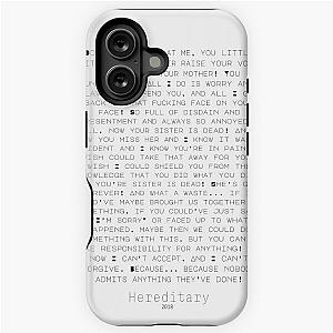 Hereditary print iPhone Tough Case