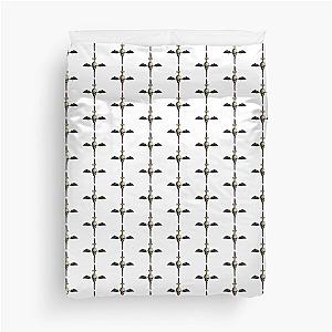 Heretic Crusader Sword & Skull, Symbol.  Duvet Cover