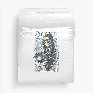 scull, painting of heretic, t-shirt Duvet Cover