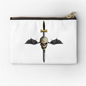 Heretic Crusader Sword & Skull, Symbol.  Zipper Pouch