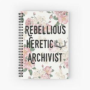 Rebellious Heretic Archivist Spiral Notebook