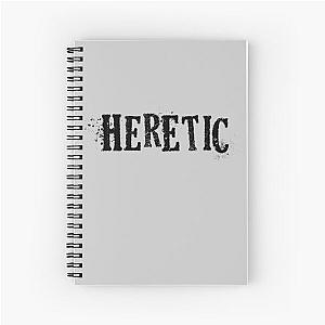 Heretic in Grunge Spiral Notebook