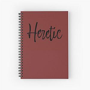 Sign of the Heretic Spiral Notebook