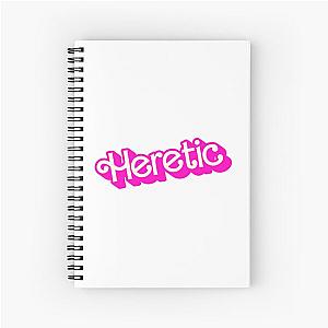 Retro Pink Heretic Spiral Notebook