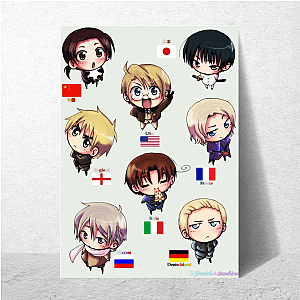 War, Wit, and Weirdos Hetalia Axis Powers Posters