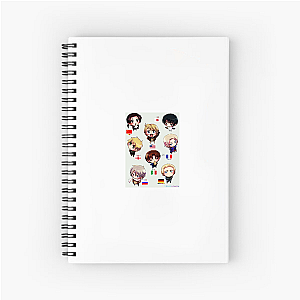War, Wit, and Weirdos Hetalia Axis Powers Notebook
