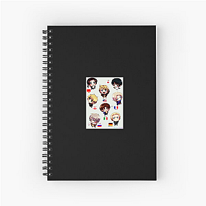 War, Wit, and Weirdos Hetalia Axis Powers Notebook