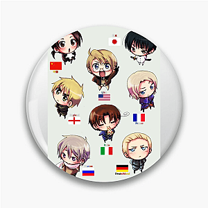 War, Wit, and Weirdos Hetalia Axis Powers Pins