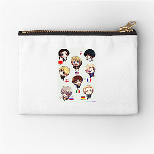 War, Wit, and Weirdos Hetalia Axis Powers Zipper Pouches