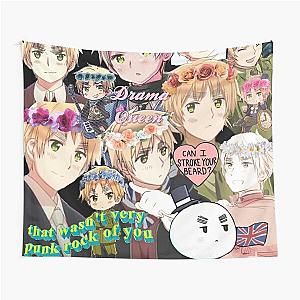 Hetalia England UK Collage Tapestry