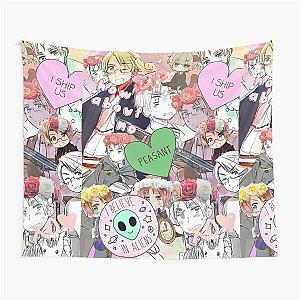 USUK Hetalia America x England Collage Tapestry