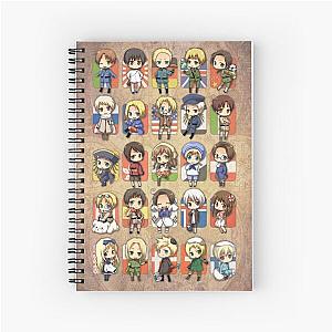 Hetalia Group Spiral Notebook