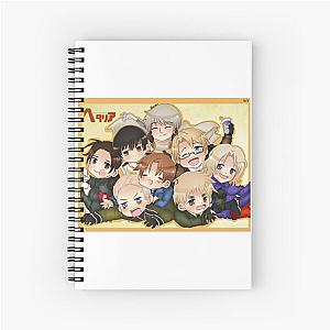 Hetalia Group Spiral Notebook