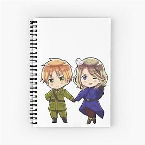 Hetalia Chibi FrUk Spiral Notebook