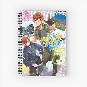 hetalia spain and romano scan Spiral Notebook