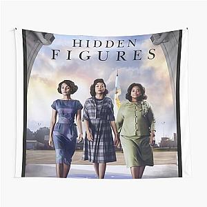 Vintage Hidden Figures Movie Poster Tapestry