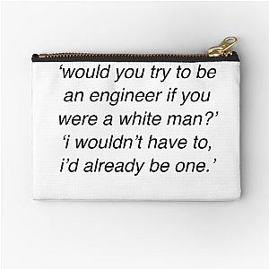 Hidden Figures quote Zipper Pouch