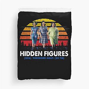 Retro Hidden Figures Duvet Cover