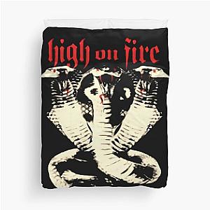 original high on fire Duvet Cover