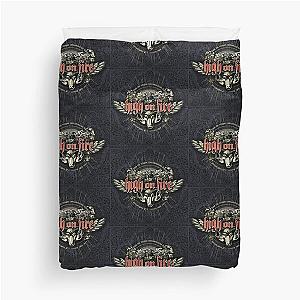 High on Fire Duvet Cover