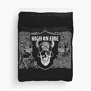 high on fire T-Shirt Duvet Cover