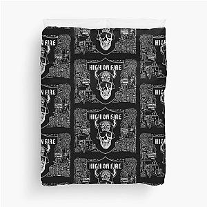 high on fire Duvet Cover