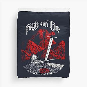 high on fire popular Duvet Cover