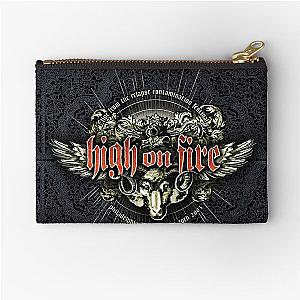 High on Fire Zipper Pouch