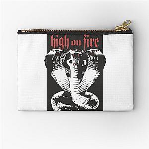 High on Fire Zipper Pouch