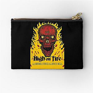 High On Fire Zipper Pouch