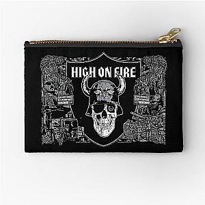 high on fire Zipper Pouch