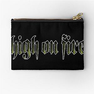 High On Fire Band  Metal Bands Rock N Roll Zipper Pouch