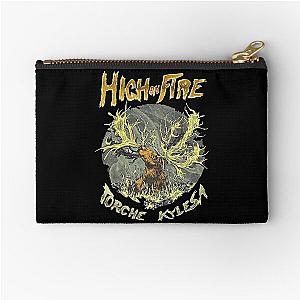 High On Fire Zipper Pouch