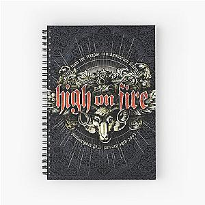 High on Fire Spiral Notebook